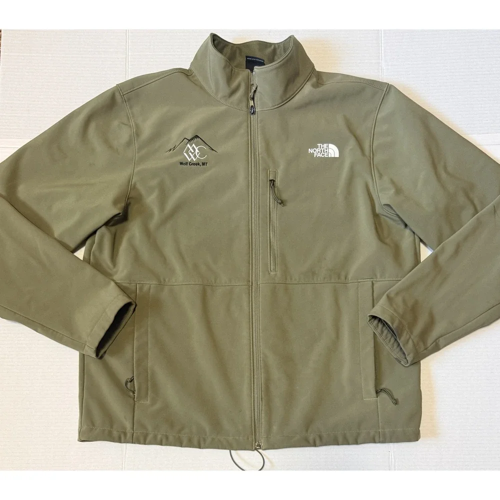 THE NORTH FACE Windwall - Men's Softshell Jacket - Olive Green - X-Large XL
